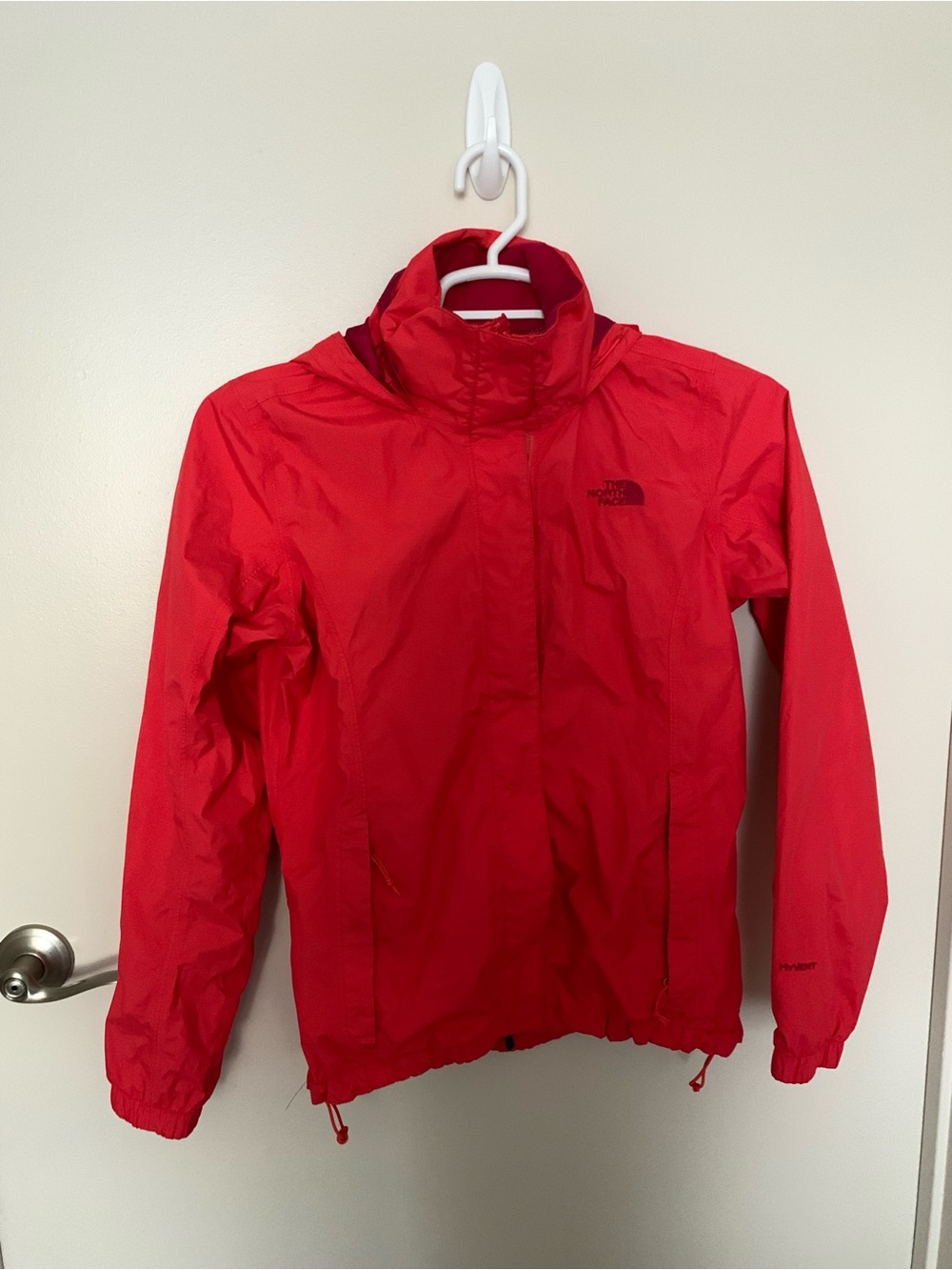 The North Face M Youth's Red Waterproof Jacket